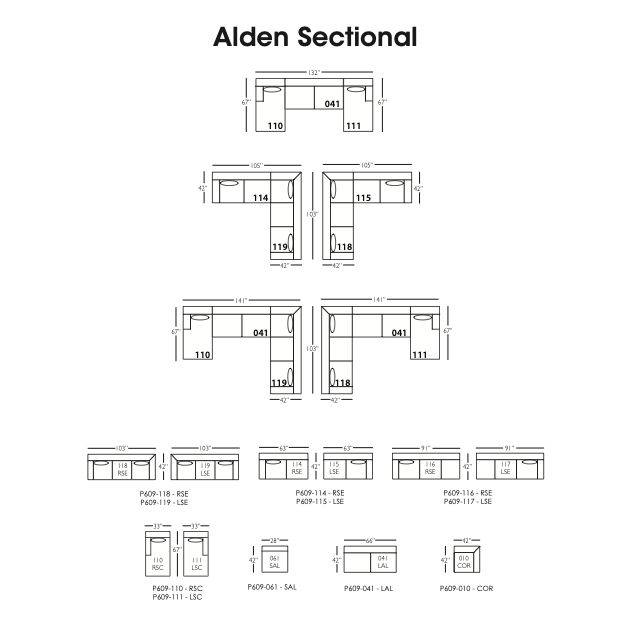 Alden Sectional