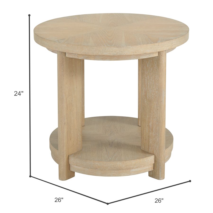 Pacific Grove Round End Table