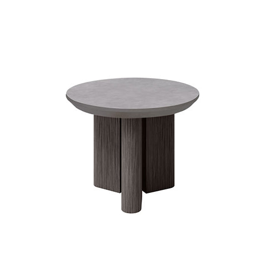 Forano Bellino End Table in Concrete Smoke