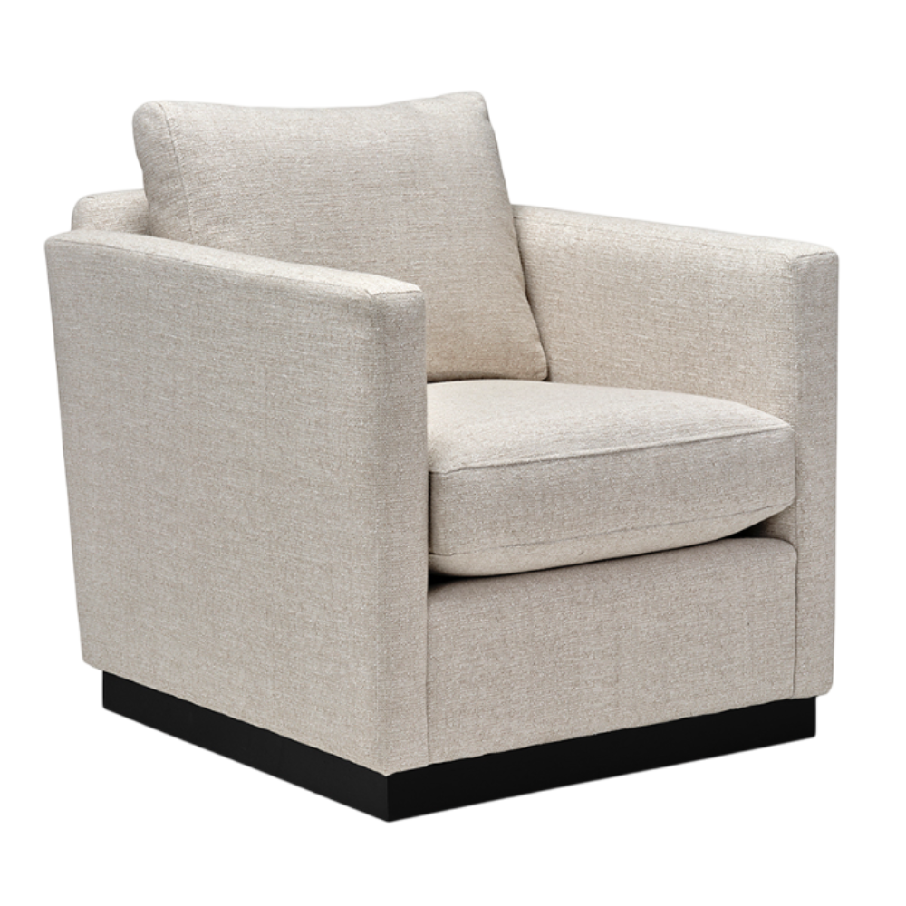 Lotus swivel fabric chair Kelowna showroom