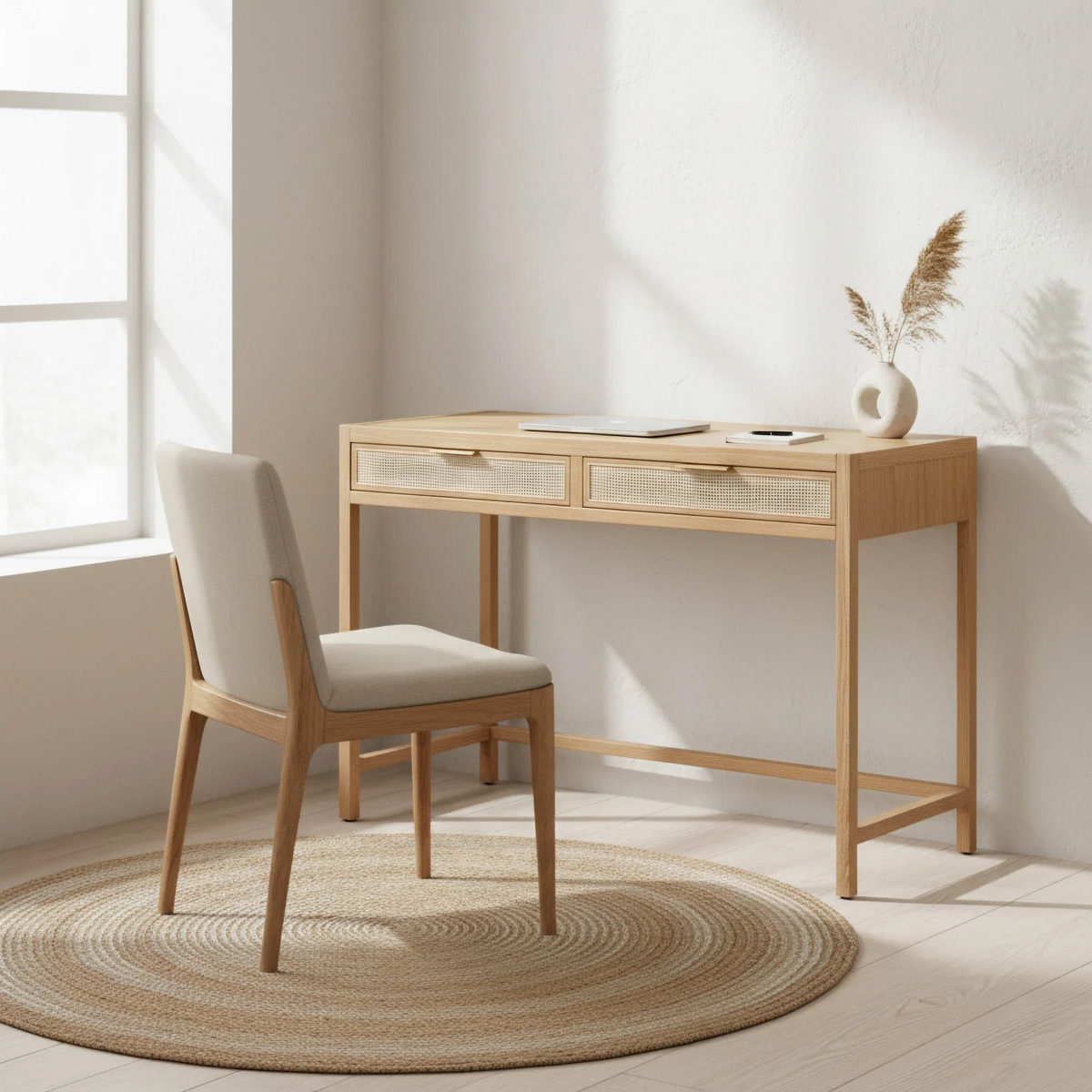 Rattan Desk