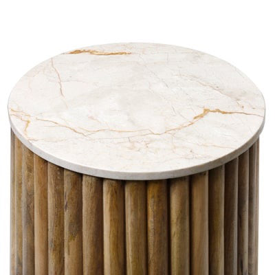 Tobacco Brown Accent Table