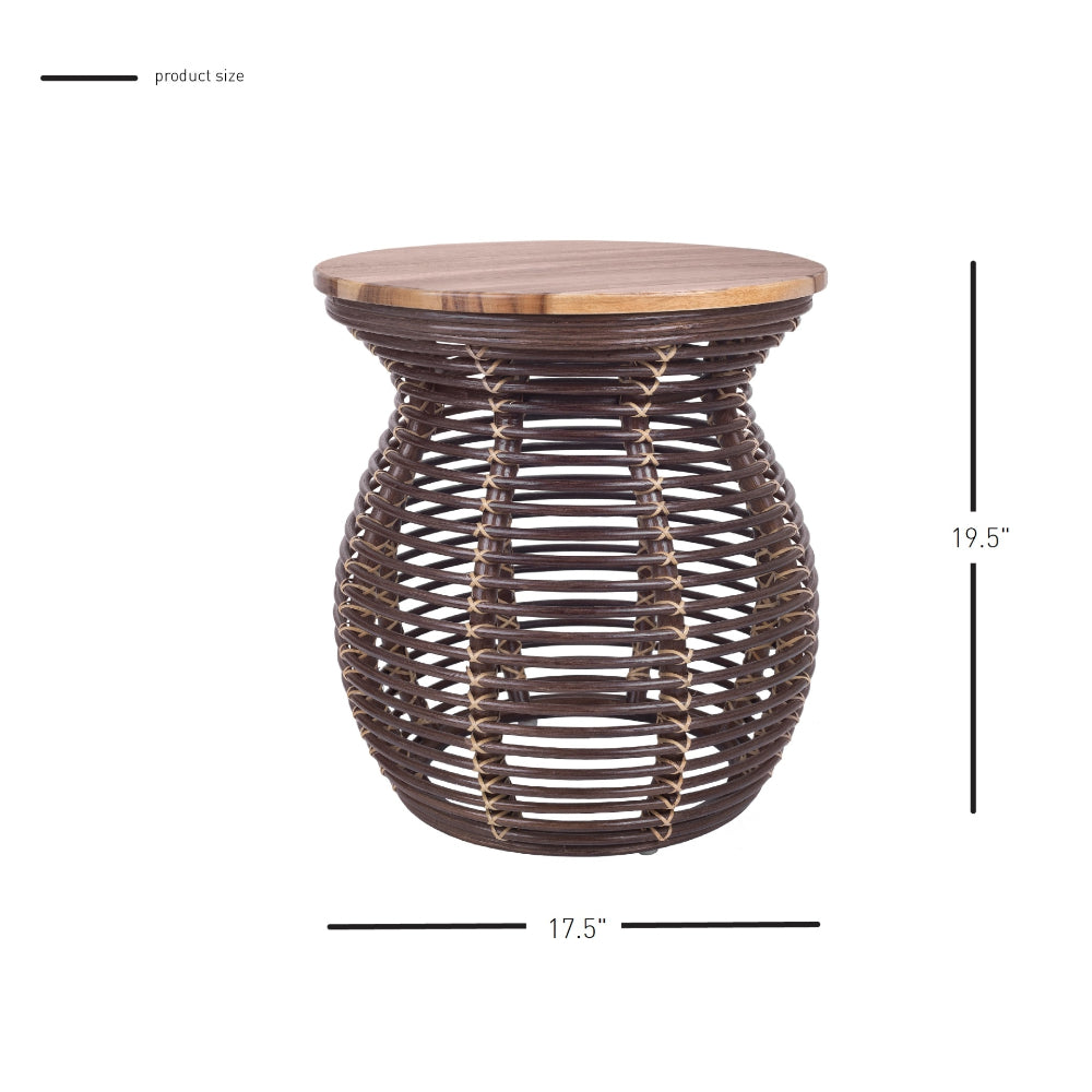 Quito Rattan End Table