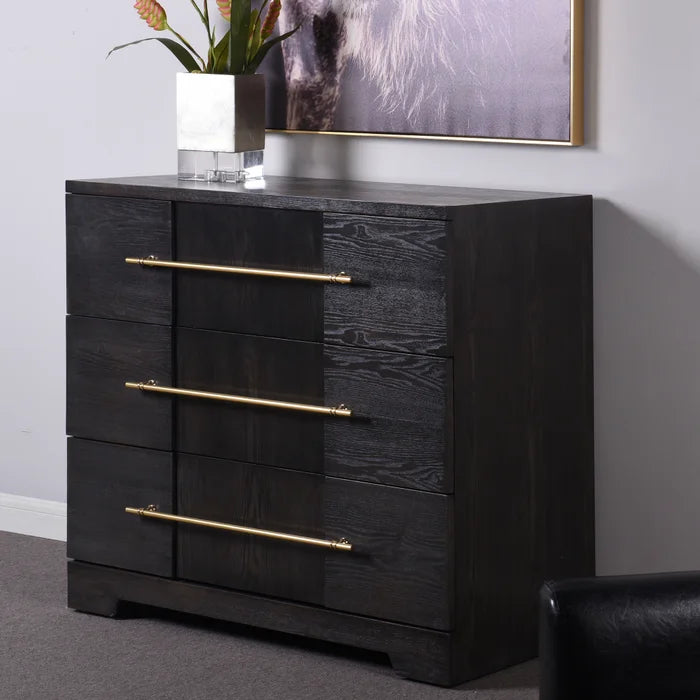 Black and Gold Dresser