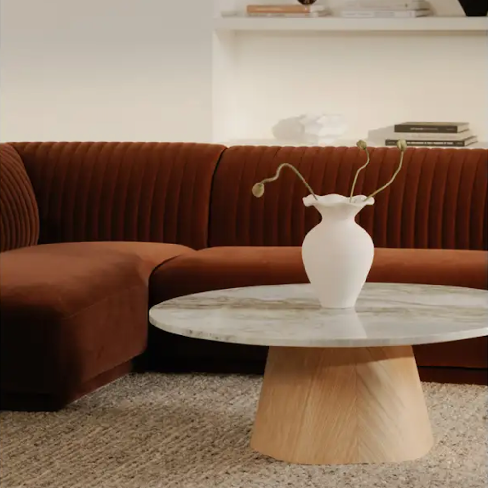 Evelyn Green Onyx Marble Coffee Table