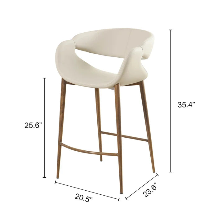 Taupe Counter Stool