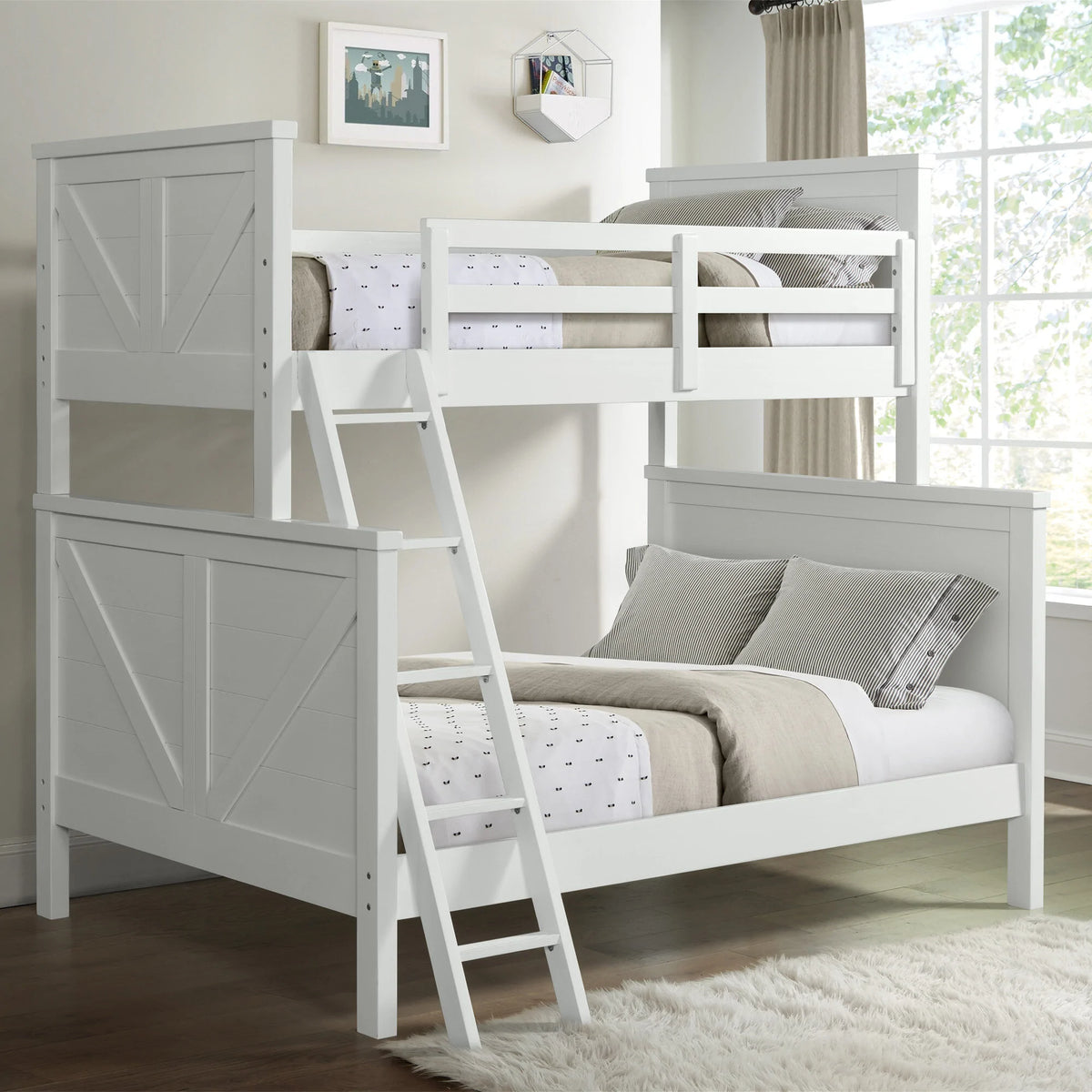 Tahoe Youth Bunk Bed (Twin/Full) Seashell