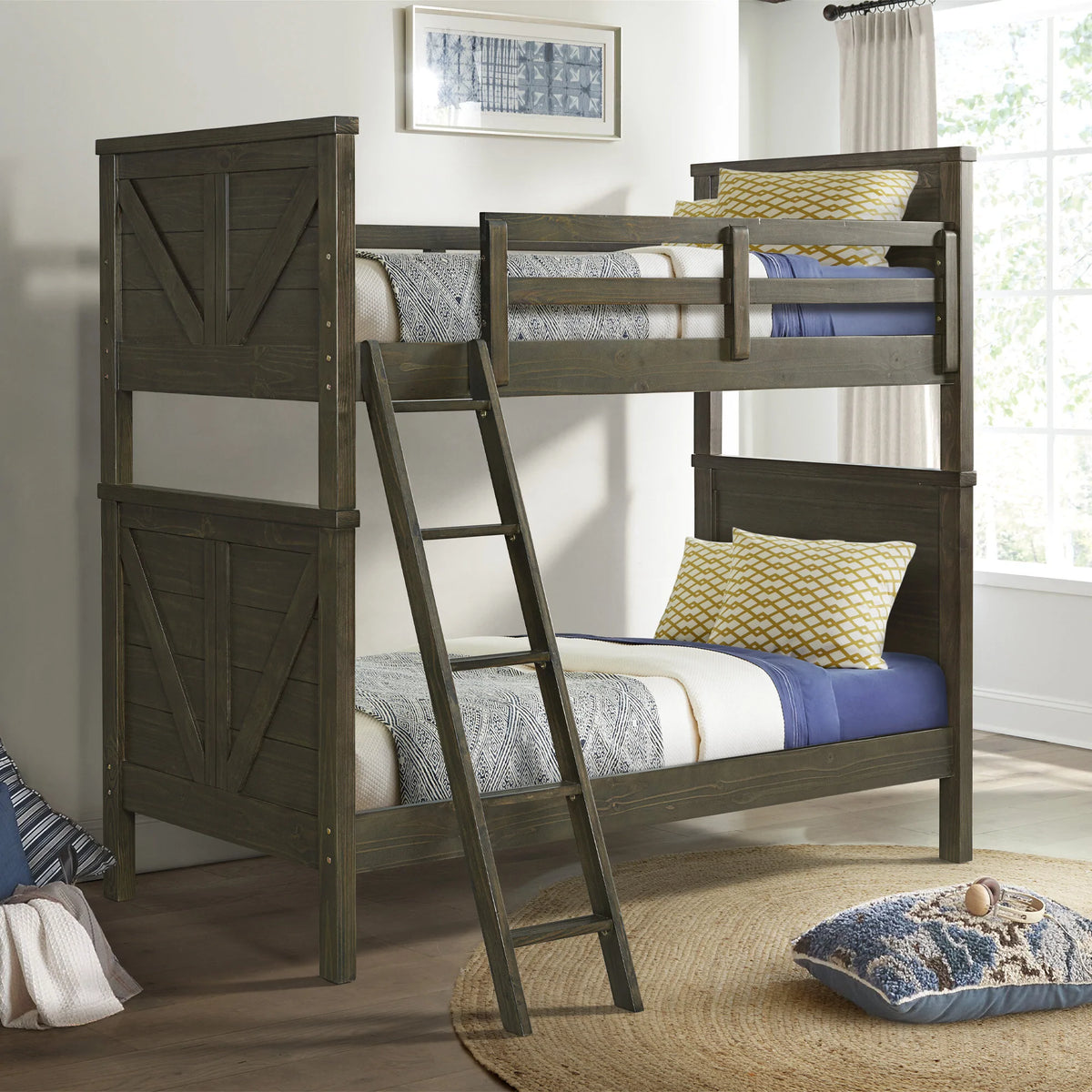 Tahoe Youth Bunk Bed (Twin/Twin) River Rock